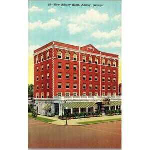 Postcard,Vintage, The New Albany Hotel, Albany,Ga, 1920s-30s (PC74)